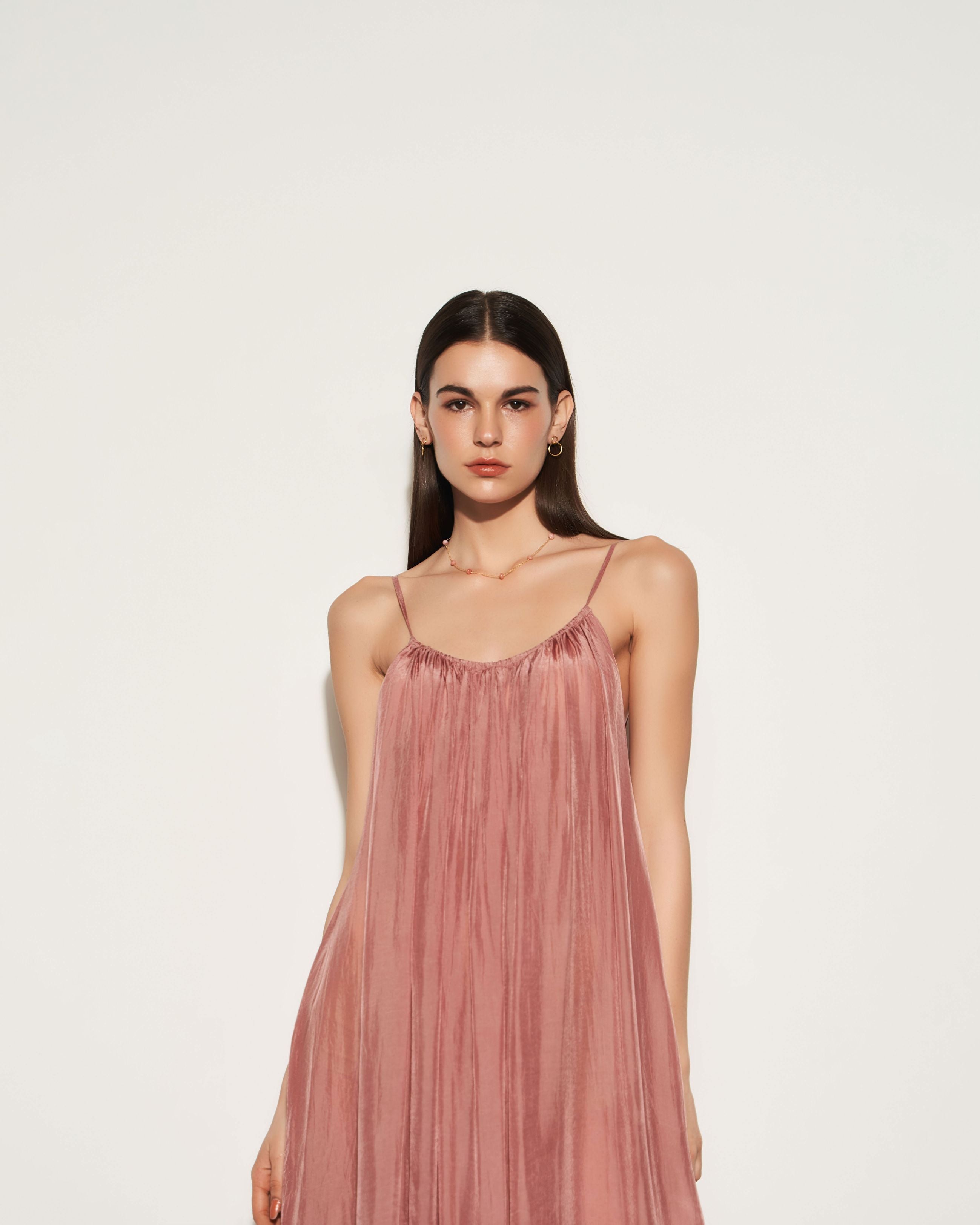 Rosy Brown Maxi Dress