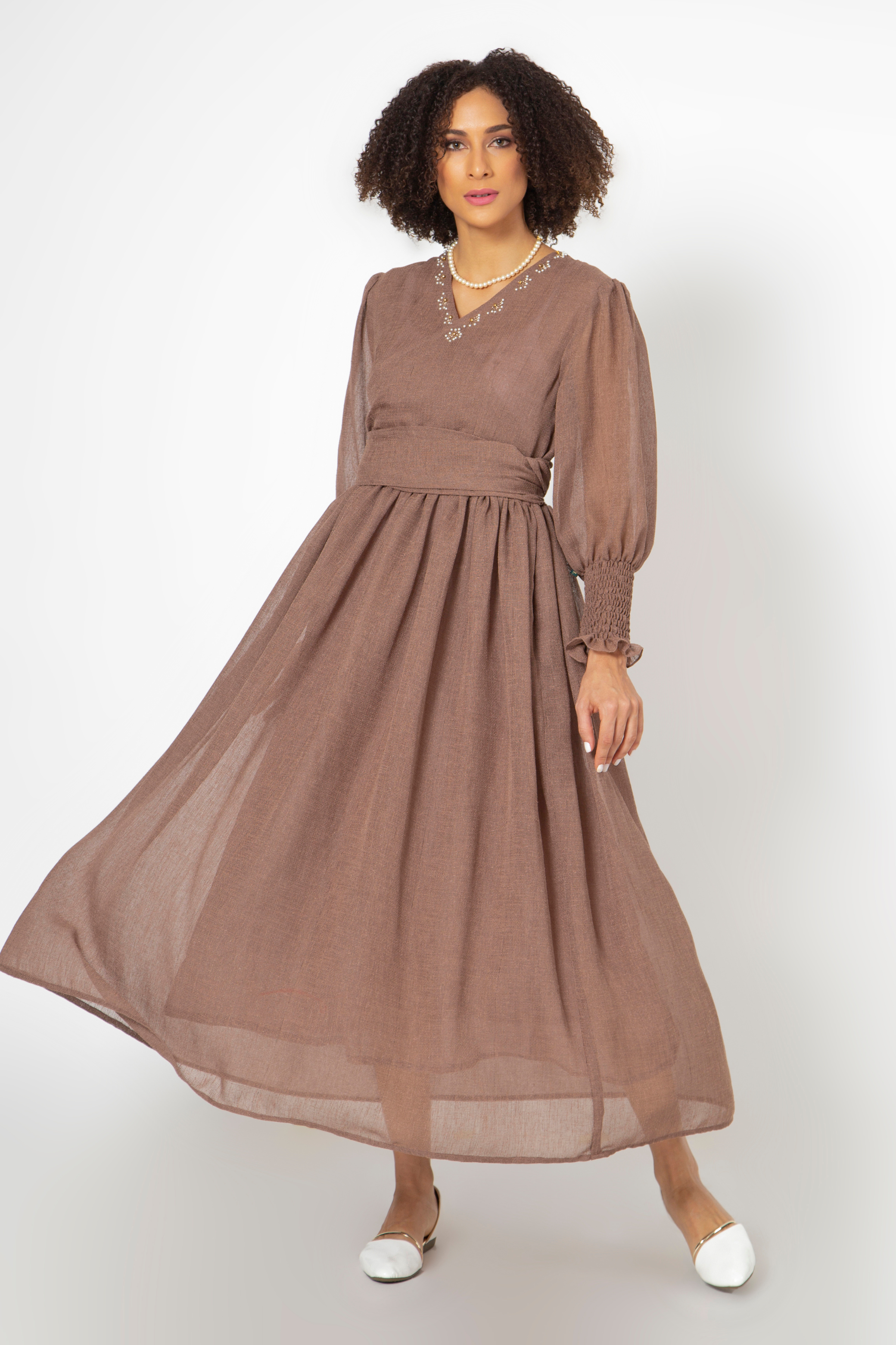 Brown Dress 