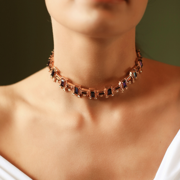 This beautiful choker from our Rhythm collection
