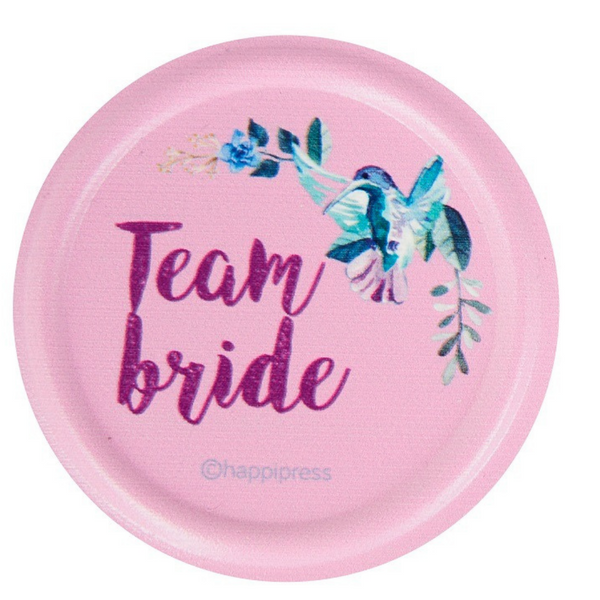  Purple Team Bride Badge