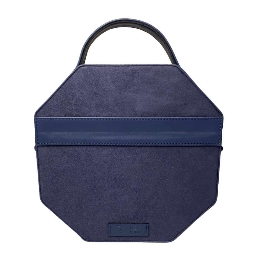 Blue Embroidred Sling Bag