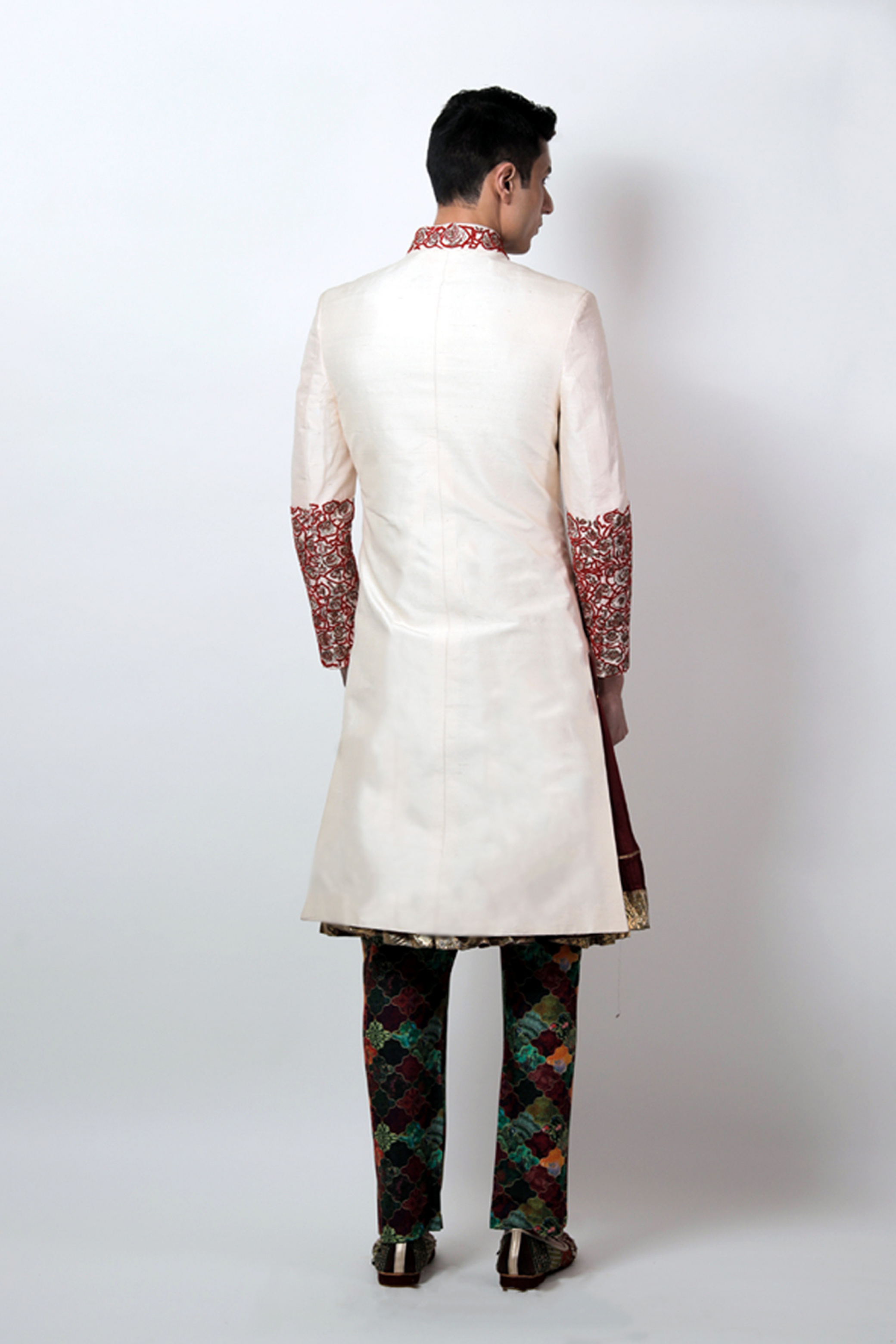 Ivory Sherwani Jacket