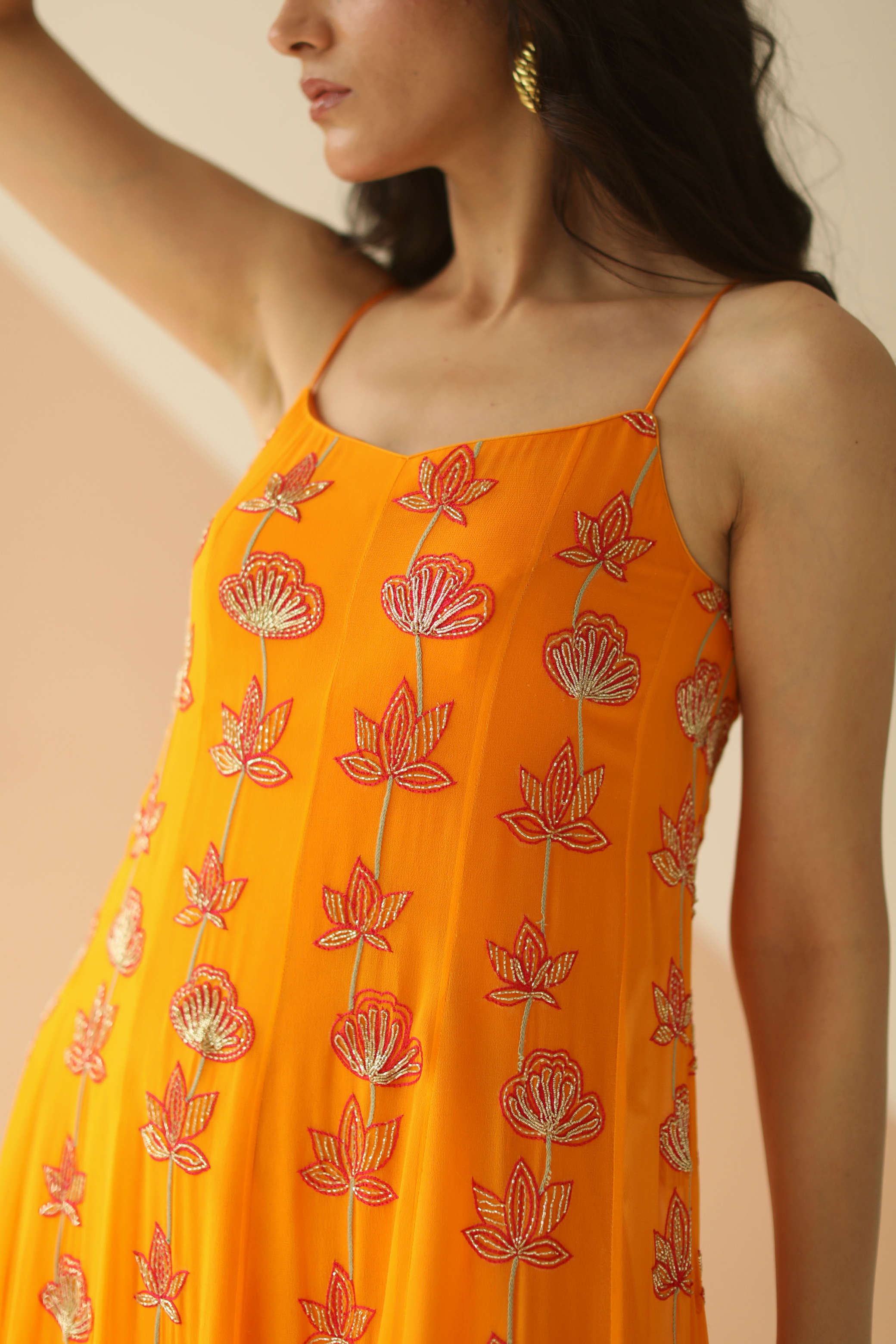Buy Orange Dress Online 